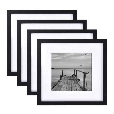 China Decorative Art Creative Ornaments Simple Black Wooden Picture Frame Morden Picture Frame for sale