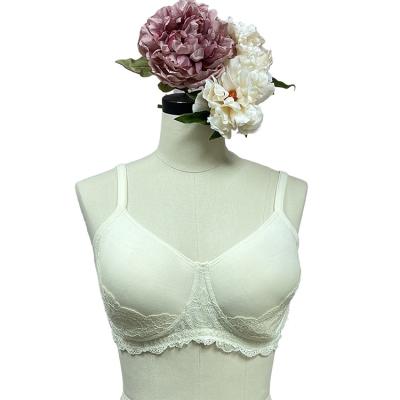 China Breathable Women Heathly Lingerie Lace Embroidery Sheer Mastectomy Bra Breast Cancer Bra Recovery Bra Breast Surgery for sale