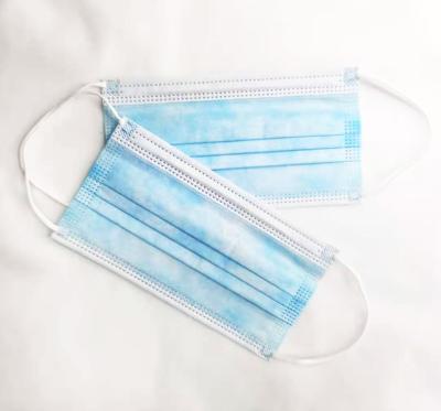 China All Face Mask Disposable Non Woven Melt-blown Cloth 3 Ply EN14683 Breathable Medical Face Mask for sale