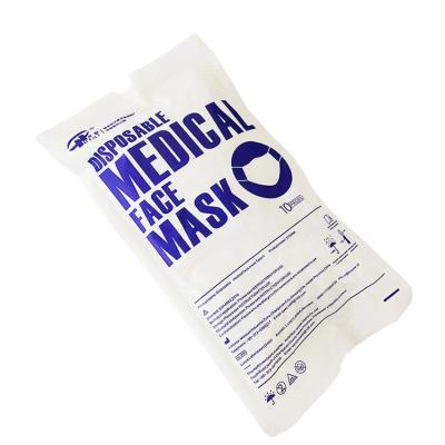 China Hutai Disposable Disposable 3ply Nonwoven Fabric Medical Face Mask for sale