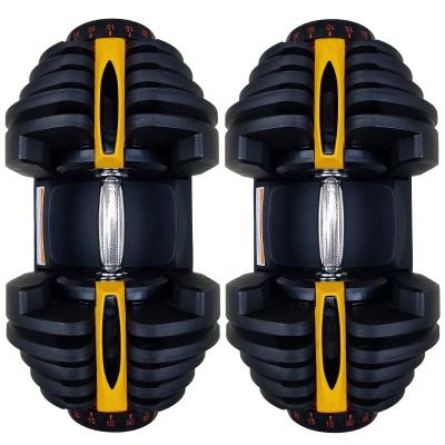 China Factory Supply Weightlifting Dumbbell 40KG Man And Women Universal Manufacture Adjustable Dumbbell Set 1 Pair 24kg Flexible Dumbbell for sale