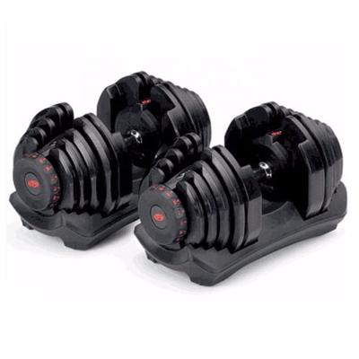 China New Style PP 2023 Home Fitness Equipment 40kg/88lbs Fashion Automatic Adjustable Dumbbell Weight Exercise Pick Dumbbell for sale