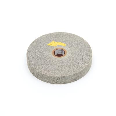 China Silicon Carbide Mineral Nonwoven Abrasive Grinding Wheel For Hard Ware Deburring And Polishing LD 9S FIN 6X1/2X1 for sale