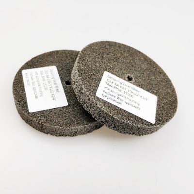 China Nonwoven Abrasive Wheel Ring 125mm and 115mm Diameter Ring for Right Angle Grinding and Polishing Application EXL 6A 125X12.7X60-20 for sale