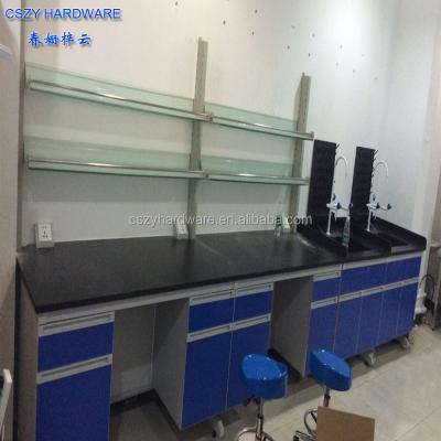 China Physics Lab Or School Chemical Lab Room Chemical Resist Lab Work Bench For Workshop With PP Sink for sale