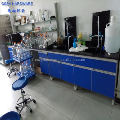 China Cheap Physics Lab Or School Lab Room Chemical Lab Furniture For School With Water Faucet And PP Sink for sale