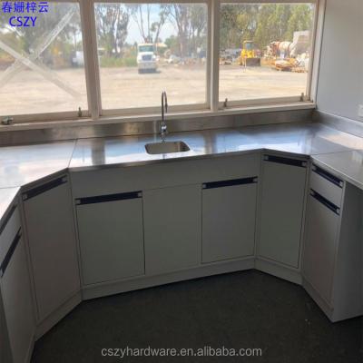 China High Quality Industry Lab Rooms Industrial Lab Wall Bench with Stainless Steel Sink and Worktop for sale