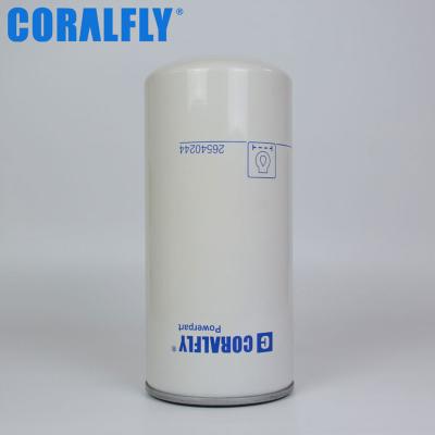 China Filter Material Coralfly 26540244 Excavator Diesel Engine Oil Filter Generator Set Oil Filter for sale