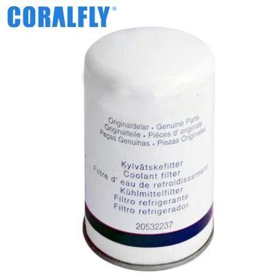 China Factory Coralfly Engine Coolant Filter 9120279 1661964 CSM6506 WC-7101 P552096 WF2096 20532237 for sale