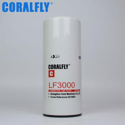 China Engine Coralfly Truck Engine Parts Lube Oil Filter LF14009NN 143115 3318853 DBL7300 P553000 LF3000 for sale