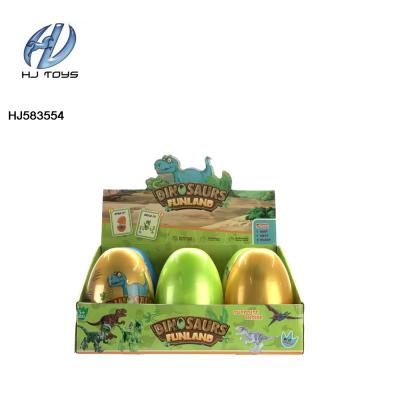 China Non-profit Organizations Disassembly and Together Dinosaur Egg Children Puzzle Assembly DIY Toy Blocks Surprise Egg Toys for sale