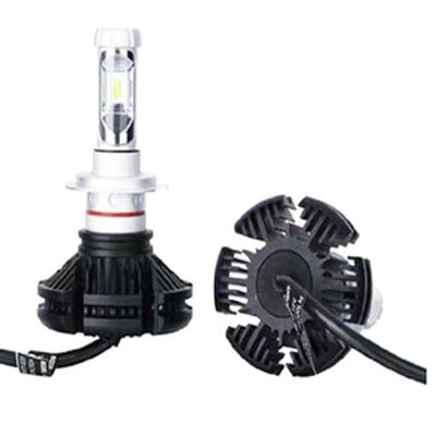 China Auto Lighting System Led Lamps X3 Led Headlights H7 Bulbs 50w 6000Lm 12V 3000K 6500K 8000K Universal for sale