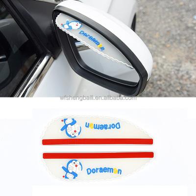 China Cartoon Transparent Wave Automobile Rearview Mirror Rain Front Rain Cover General Purpose Rain Cover for sale