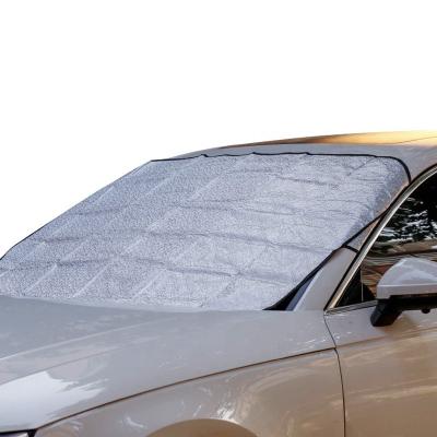 China New universal water resistant aluminum film foldable anti snow and sunshade car anti freezing cover is used for windshield for sale