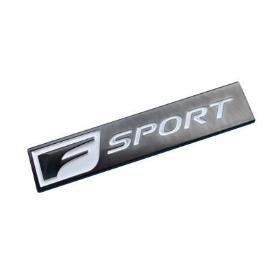 China 3D Personality Metal F Sports Badge Emblem Decals Car Stickers For Lexus IS200T ES RX NXCT200 for sale