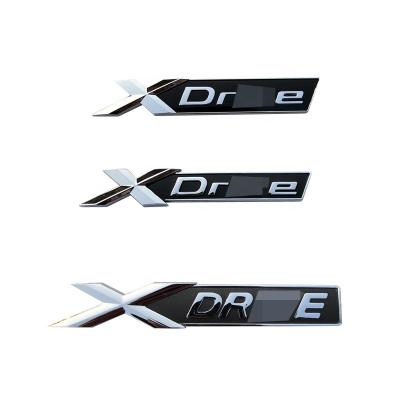 China Easy Removable 3D Letters Badge Sticker Car Tuning Logo Nameplate For edrive BMW for sale