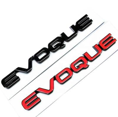 China Sports Car Evoque Letter Sport Tailgate Logo Emblem Badge For Range Rover for sale