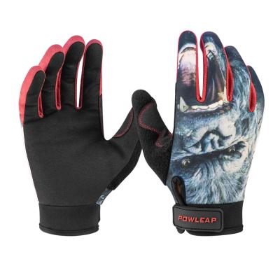 China Durable Unisex Wear Resistant Dirt Best Mountain Bike Full Finger MTB BMX Downhill Riding Gloves Men Women MX Gloves for sale