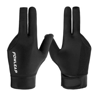 China 2021 New Arrived Microfiber Leather Pool Cue Outdoor Sports Gloves PU Snooker Gloves For Women Men for sale