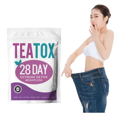 China 28 Day Low Fat Extreme Speed ​​Cleanse Detox Tea Fat Burner To Lose Weight Products for sale