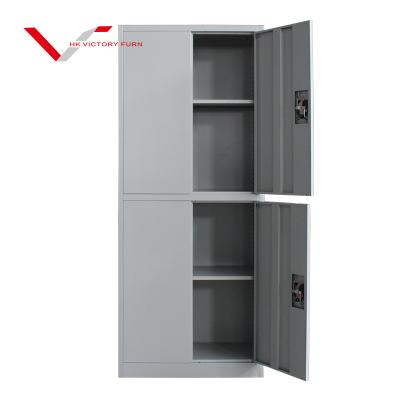 China Modern Steel Closet Double 2 Door Filing Cabinet / Office Furniture Metal Storage File Cabinet Colorful for sale