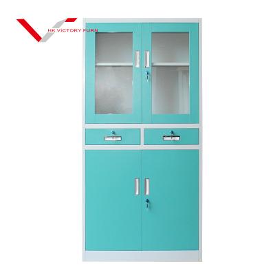 China Full Height Steel Password Cabinet Metal Staff File Cabinet Modern Document Storage Filing Cabinet for sale