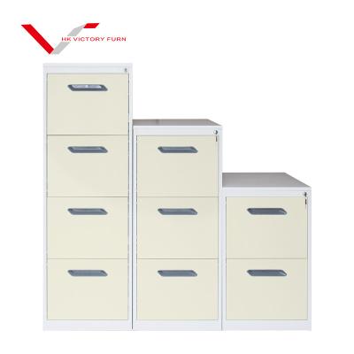 China Modern High Quality Cold Rolled Steel Industrial Storage 4 Drawer Vertical Filing Cabinets For Office for sale