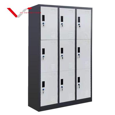 China Modern Commercial Furniture Sports Entertainment Locker For Pool Staff Used Metal Closet Customized Wardrobe for sale