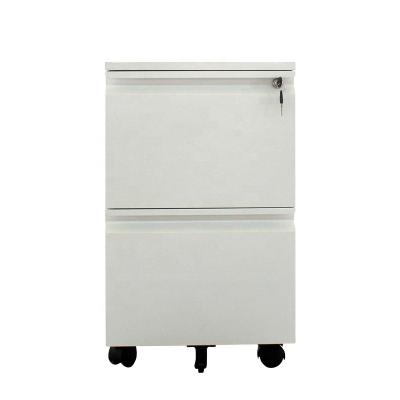 China (Other)Adjustable Mobile Pedestal File Cabinet Under Desk Mobile Pedestal 2 Drawer Mobile Cabinet for sale