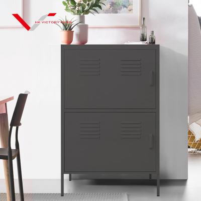 China Modern Home Dining Room 2 Door Furniture Stable Iron Color High Sideboard for sale