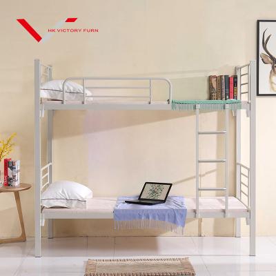 China Modern Wholesale New Design Double Deck Size Good Quality Single Steel Heavy Duty Bunk Bed for sale