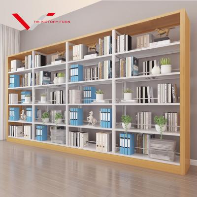 China Modern 5 Layer School Library Furniture Dividers Bookstore Shelves for sale