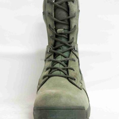 China Army Boots Jungle Boots Army Green Genuine Leather Tactical Military Boots for sale