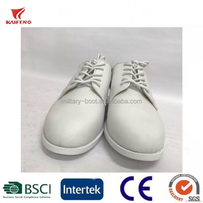 China Top Quality White Military Army Men Office Shoes Genuine Leather Shoes for sale