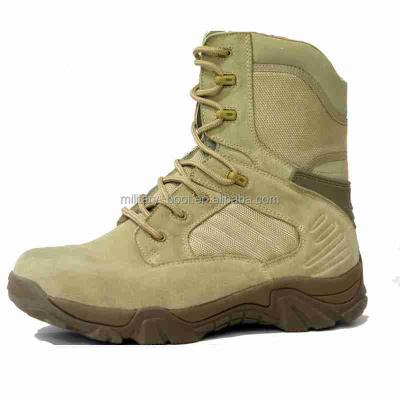 China South Africa Army Boots Tan Color Genuine Leather Military Tactical Army Boots Military Boots for sale