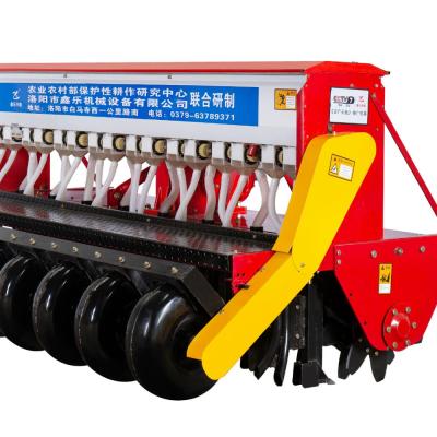 China Wheat Fertilizer Seeder Xinle 2BMQF-8/16 Wheat Not Till Planter All Back To Field Anti Winding No Plowing for sale