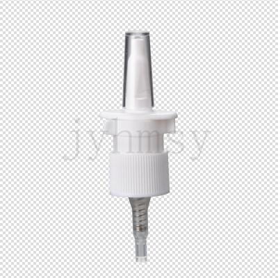 China Non Spill Cosmetics Medical Ribbed Plastic Mist Sprayer Nasal Pump 20/415 20/410 for sale