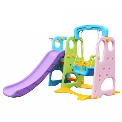 China Eco-Friendly Kids Garden Toys Plastic Toys Kids Slide With Swing Baby Swing for sale