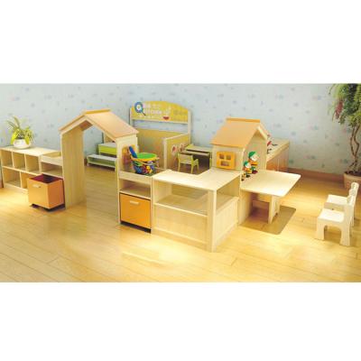 China Vienna style rounded design multifunctional combination of children's living room furniture wooden storage cabinet for sale