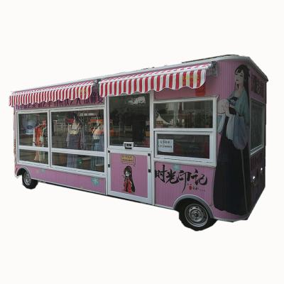 China Factory wholesale cheap mobile commercial supply food cart customized to train stainless steel food trailer for sale