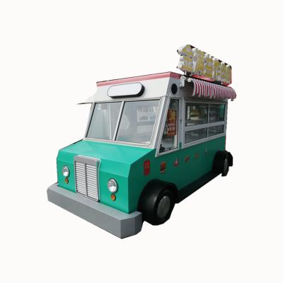 China Factory Wholesale Cheap Customized Commercial Supply Color Coffee Cart Food Truck For Sale Mobile Catering Carts for sale