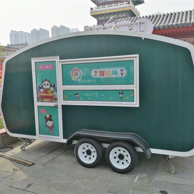 China Multifunctional Commercial Catering Tricycle Trailer Food Motor Fully Customize Food Trailer With Free Shipping for sale