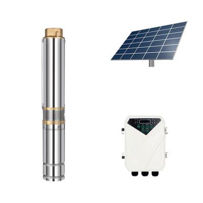 China Family Homes 4 Inch 12v Plastic DC Impeller Solar Solar Pump Deep Well For Bangladesh for sale