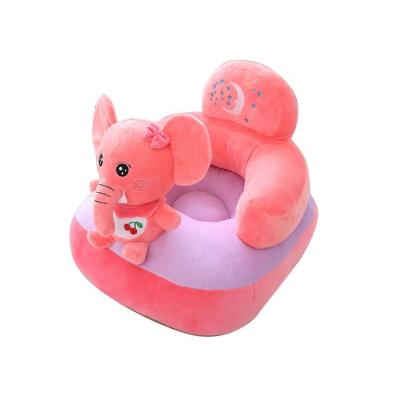 China Super Soft Plush Baby Plush Animal ChildrenSofa Red Elephant Rocking Soft Chair for sale