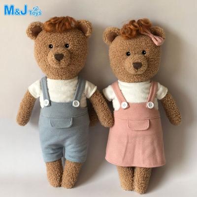 China Multical Plush Apparel Couples Bear Plush Teddy Toy Plush Toys Valentines Day Gifts for sale