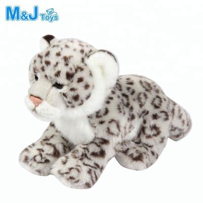 China High Quality Plush Simulation Snow Leopard Plush Toy Stuffed Snow Panther for sale