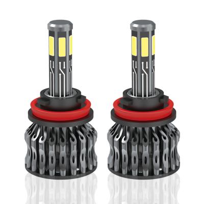 China Hot Sales 10000LM 9-32V COB X6S-H9 High Power Car LED Super Bright X6S-H9 Headlights 25W 6000K for sale