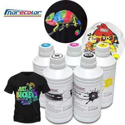 China DTF 1 Liter White Color Printing Ink 5 Color CMYK For Transfer Printing for sale