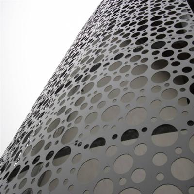 China Contemporary Perforated Metal Carved Aluminum Panels Building Decorative Aluminum Facade Wall Cladding Panel for sale