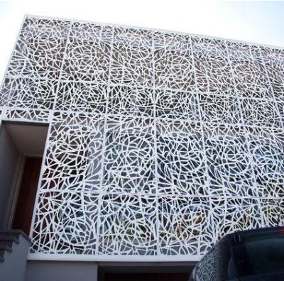 China Contemporary Custom Commercial Building Aluminum Veneer 3D Cut Out Aluminum Veneer for sale